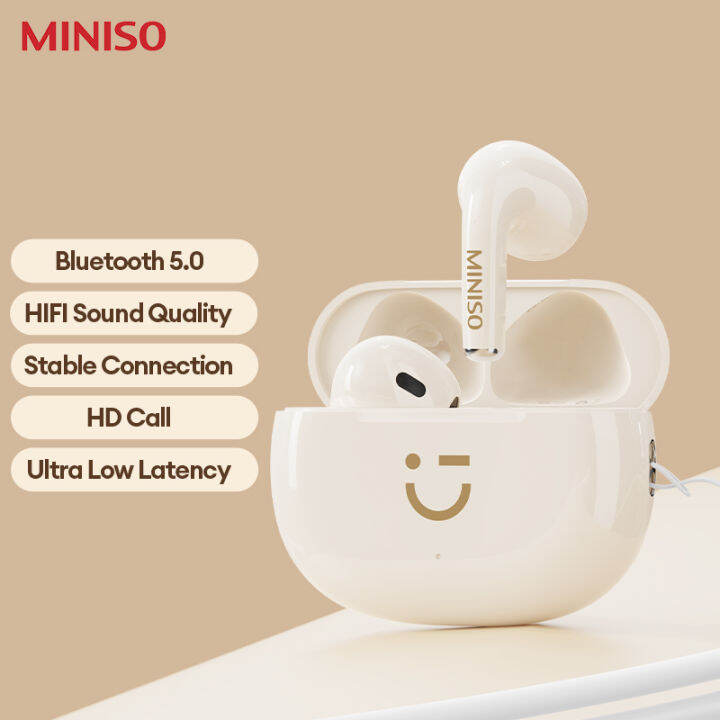 Miniso M Wireless Earphone Bluetooth Earphone In Ear Noise Reduction Hifi Sound Quality