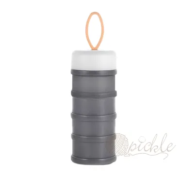 Baby Formula Dispenser| Infant Milk Powder Box 4 Layers| Stackable On-The-Go BPA Free Toddler Kids Snacks Container