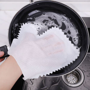 1pair Wire Dishwashing Gloves Anti-Scalding Insulated and Thickened Warm for the Kitchen Women Housework Cleaning Gloves