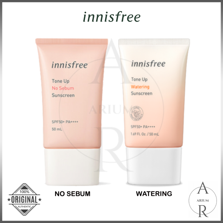 INNISFREE Tone Up No Sebum / Watering Sunscreen SPF50+ PA++++ 50ml