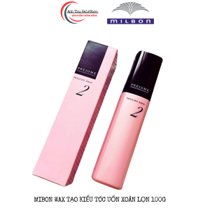 Wax Tạo Kiểu Milbon Drop No.2 Tạo Kiểu Giữ Nếp Nhẹ Tóc Uốn Xoăn Tự Nhiên Và Mềm Mượt 100G