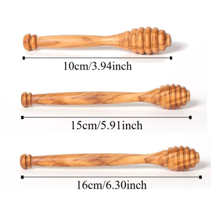 VINEY 10/15/16cm Muỗng múc mật ong bằng gỗ Gỗ tự nhiên Làm thủ công ...