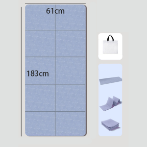 Foldable Yoga Mat Thickened TPE Yoga Mat Fitness Anti-slip Yoga Mat