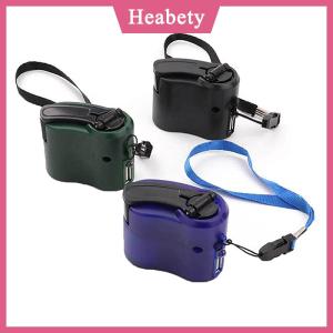 Heabety  Khẩn cấp ngoài trời Hand Crank Power Dynamo sạc khẩn cấp 5.5V sạc du lịch ngoài trời Survival phụ kiện