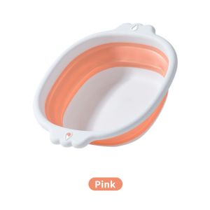 Baby Kids Folding Washbasin Bucket Foldable Wash Basin Multipurpose Plastic Collapsible Wash Bin
