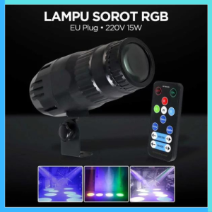 COD PINSPOT Lampu Sorot LED Spotlight Stage Party EU Plug 9W 240V  9WRGB / lampu sorot super terang 50 watt putih 20 watt outdoor mtor 100 watt putih 300 watt putih / lampu sorot panggung ruangan / lampu sorot musik  anti air  berputar otomatis terbaik