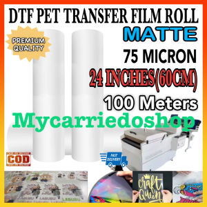 60cm DTF Film Roll Matte 100Meters Premium Quality PET Transfer Film Roll