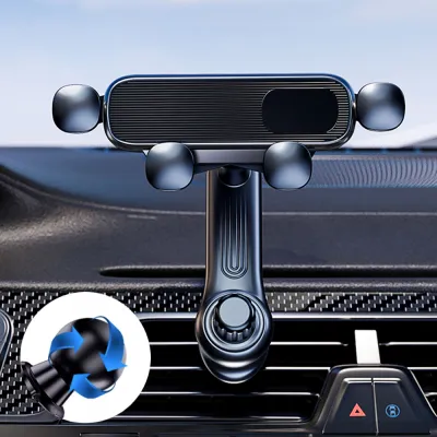 🇵🇭Car Air Outlet Phone holder 360 ° Rotating Mobile Phone Mount Clip Special Car Air Outlet Navigation Hook Type Fixation