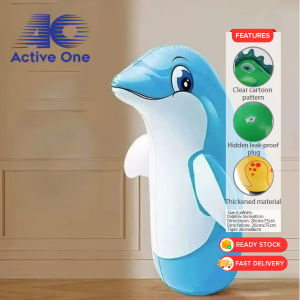 ACTIVEONE Kids Inflatable Animals Tumbler Children Toy Boxing Bag Decompression Exercise Educational Fitness Bob Mainan Budak Beg Tinju - Fulfilled by ACTIVEONE