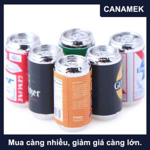 【CANAMEK】 6 chai cái/bộ thu nhỏ bia cho Nhà búp bê thu nhỏ 1:12 đồ chơi chơi trẻ em