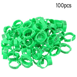 100 pcs Gelang Kaki Ayam  Cincin Kaki Ayam Adjustable  Cincin Kaki Ditarik  Cincin Kaki Unggas  Tanda Unggas Gesper