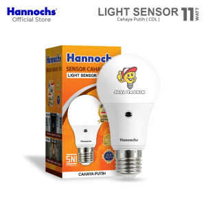 Lampu Bohlam LED 11 Watt Hannochs Light Sensor