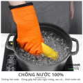 Găng tay lò nướng chống nóng Silicone WECOOK - Bao tay cách nhiệt chịu nhiệt chống hơi nước chống trợn trượt cao cấp. 