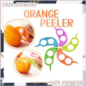 (1 PCS) Portable Orange Peelers Lemon Slicer Easy Opener Fruit Stripper Citrus Peeler Creative Peeling Tool Skin Remover