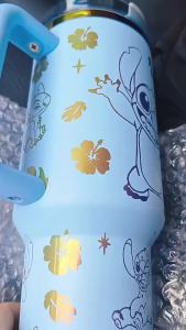 American Version stanley Stanley 2 Insulated Water Bottle 40oz Car Cup Giant Handle Ice Cup Big Belly Cup