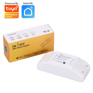 Smart WiFi Switch Module Wireless Remote Control Relay Timer Compatible with Alexa and Home for Home Automation