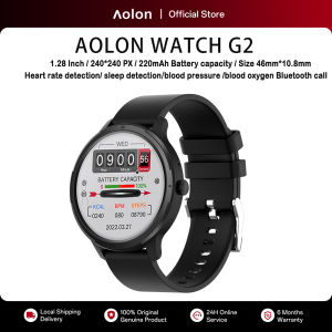 Aolon GTR Smartwatch Pria Wanita Pace 1.39 Inci HD Screen Pria Wanita Bluetooth Call Custom Wallpaper Jam Pintar Calculator Health Monitoring IP67 Tahan Air Olahraga 20mm Strap Jam Tangan Pria original smartwatch terbaru 2024 G29