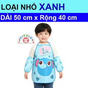 Tạp Dề Nhựa Chống Thấm Nước Tạp Dề Chắn Văng Dầu Mỡ In Hoạt Hình Phụ Kiện Nhà Bếp