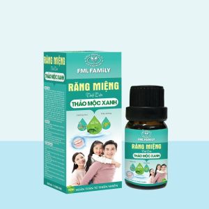 Tinh dầu răng miệng Thảo Mộc Xanh từ thiên nhiên ngăn ngừa hôi miệng ê buốt răng sâu răng tut lợi chảy máu chân răng