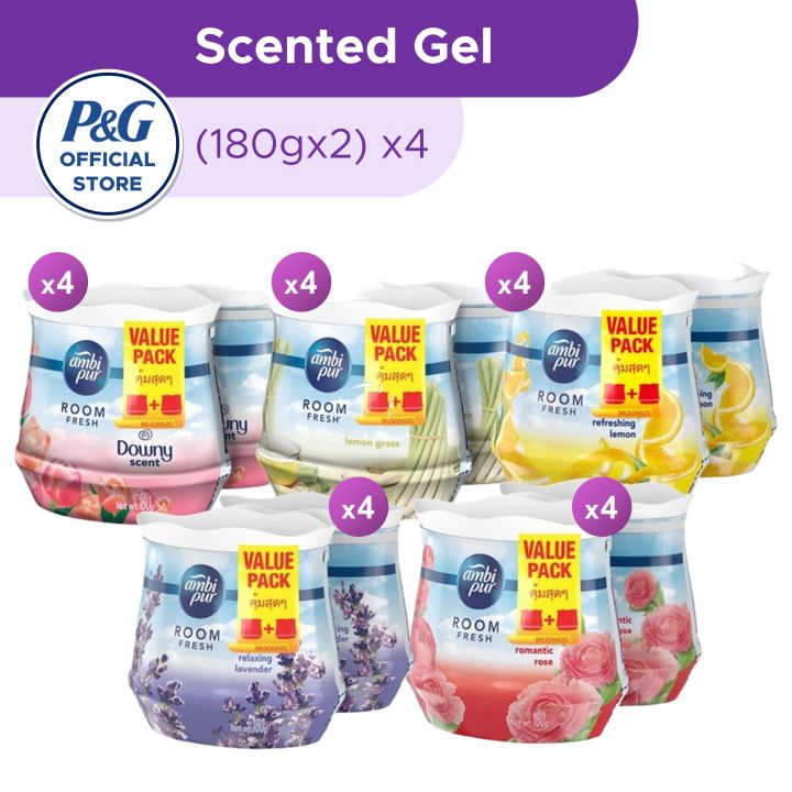 [Carton Deal] Ambi Pur Room Fresh Gel Fresh Air Refreshing Gel Relaxing