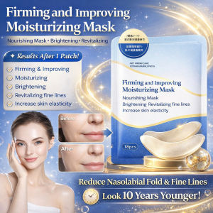 🔥Premium Quality🏆[Instant Younger/Reduces Fine Lines]Anti-Wrinkle Firming Nasolabial Patch/Lazy Increase Skin Elasticity Sleeping Line Patch/Reduces Dark Circles Sunscreen Skin Aging Masks/Rejuvenates Skin抗皱紧致深层补水贴