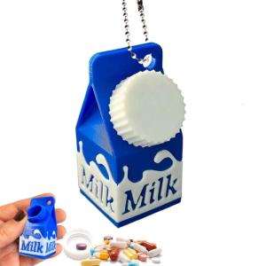 Du Lịch Thân Thiện dây móc nhỏ gọn Tổ Chức Container Hộp Đáng Yêu hộp sữa Chủ Hình Dạng Thích Hợp Cho Các Hoạt Động Ngoài Trời