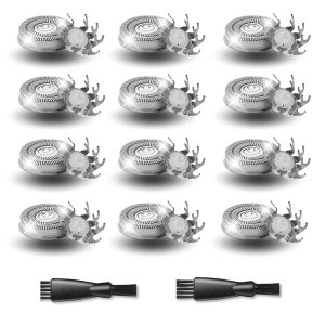 12 Pack Shaver Replacement Blades Compatible with Pitbull Shaver Gold PRO & Silver - Pitbull Shaver Replacement Blade Enhanced Pitbull Shaver Replacement Heads for Superior Shaving