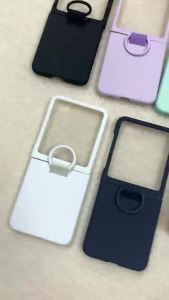 Hot skin feel glass case for Samsung Galaxy Z flip 5 5G fold business fashion cover anti-knock cases for flip5 flip 5