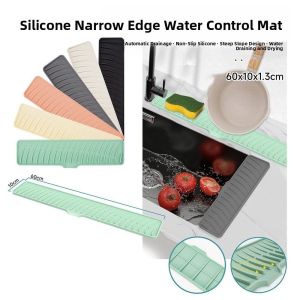 DUDAN Super Absorbent Silicone Faucet Mat Moisture-proof Diatom Mud Faucet Drain Pad Bathroom Organizer Multipurpose Faucet Splash Guard Home