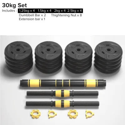 (JIJI.SG x FITNET) Faxon Versatile Dumbbell / Fitness / Gym / BARBELL With Connector / Body Building