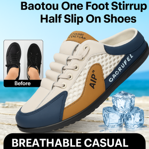 Half-slippers Shock Absorption Lightweight Casual Shoes Quick On/off Reduces Stuffiness Comfort