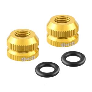 2 xe đạp túi bên trong lốp chân không vòi phun vít khóa với vòng đệm Nón chụp che bụi bảo vệ cho phòng chống rò rỉ