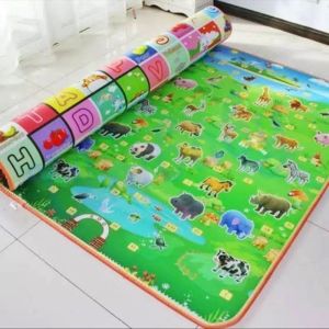 Karpet Lantai Plastik Tikar Spons Tebal Halus Empuk Karpet Spons Lantai Alas Matras Tikar Lipat