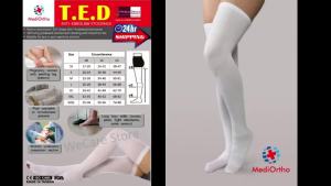 MEDIORTHO  Compression Stocking TED Anti Embolism Sock for Postnatal & DVT Care