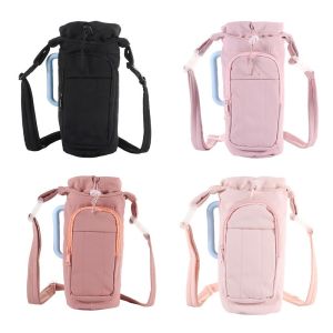 BESTOUR with Strap Water Bottle Holder Bag Large Capacity Water-resistant Insulating Cup Sleeve Stylish Portable Sling Purses for Women