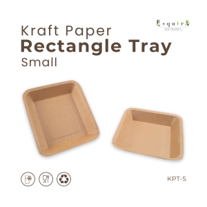 (10PCS) Kraft Paper Tray / Nampan Kertas Piring Saji Kue KPT