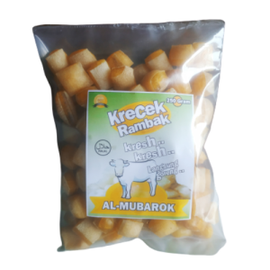 Kerupuk Kulit Sapi Mentah Kotak/Dadu 250gr