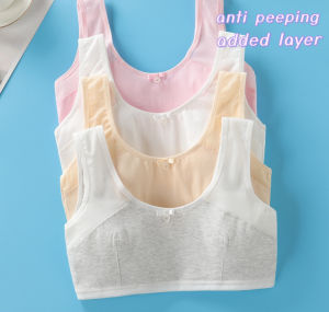 Anti Peeping Girls Teenager Bra Kids Cotton Bra Budak Perempuan Baju Dalam Kanak PerempuanReady Stock