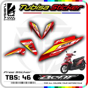 Sticker Striping Variasi Beat FI - Stiker Sticker Striping Variasi Motor Beat FI. TBS.46