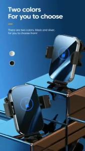 Bộ sạc điện thoại không dây nhanh 15W gắn trên xe hơi cảm biến thông minh cho  Mate 40 Pro 40 p50pro cho  Samsung Qi Bộ sạc