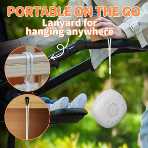 Sleep Monitor Portable White Noise Sleep Aid Music Night Light Help Children Fall Asleep Home Intelligent Sleep Monitor