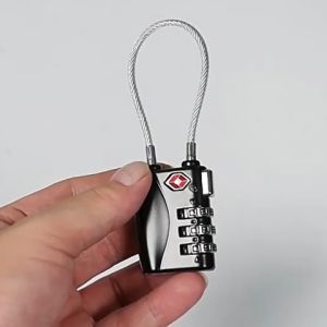 JIJI.SG Vilto TSA 3 Digit Combination Luggage Metal Lock Password Lock