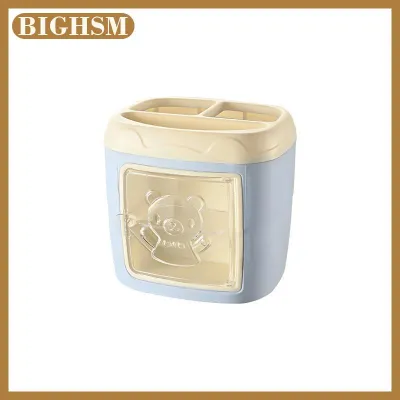 BIGHSM ที่ใส่ดินสอรูปหมีน่ารักกล่องตกแต่งโต๊ะอเนกประสงค์ของขวัญเครื่องเขียนสำหรับห้องเด็ก