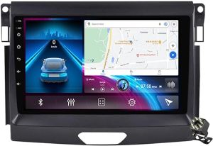 เครื่องเล่นสเตอริโอในรถยนต์ขนาด 9 นิ้ว Android 11 สำหรับ Ford Ranger 2015-2020