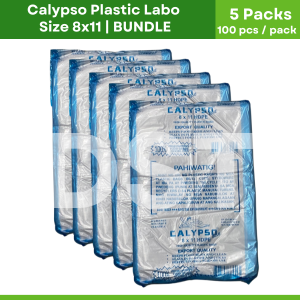 Calypso Plastic Labo 1 Kilo & 2 Kilos | BUNDLE 500 pcs (5 packs/100 pcs per pack) Size 10x14 8x11