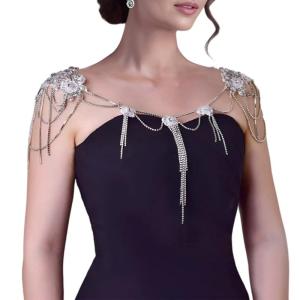 Thanh lịch thạch rìa Vai khai thác cơ thể cho đi tiệc cưới nữ trang phục đi biển có thể tháo rời linh hoạt phụ kiện thời trang