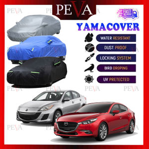 Mazda-3 Sedan 2011-2017 YAMACOVER Single layer 3 Color Car Cover Full Protection Outdoor Waterproof Penutup Kereta Selimut