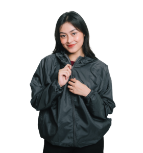 GRACIOUSTYLE - JAKET PARASUT RUNNING SPORT POLOS HIJO ARMY