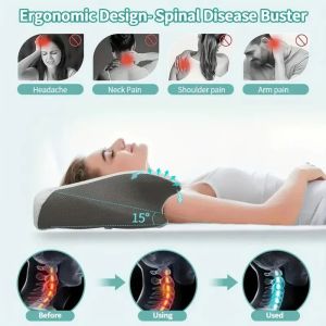 STMEN ฟื้นตัวช้า หมอนรองคอรูปผีเสื้อ นุ่มนวล ระบายอากาศได้ดี หมอนหน่วยความจำ ฟังก์ชั่นหลากหลาย สะดวกสบาย แผ่นรองคอ ของขวัญ