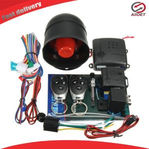 【Alloet】 Keyless Entry Car Alarm with 2 Remotes for Enhanced Security and Customizable Features